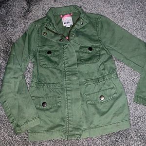 Army green girl’s jacket
